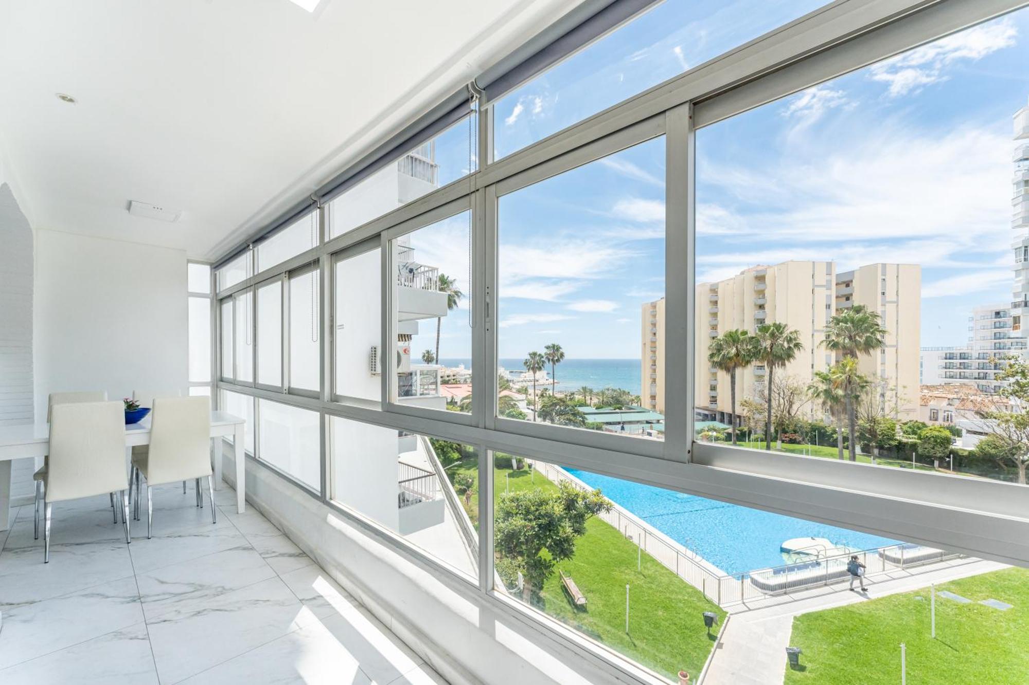 Апартаменты Vb Diana 2Bdrs With Fantastic Sea Views Бенальмадена Экстерьер фото